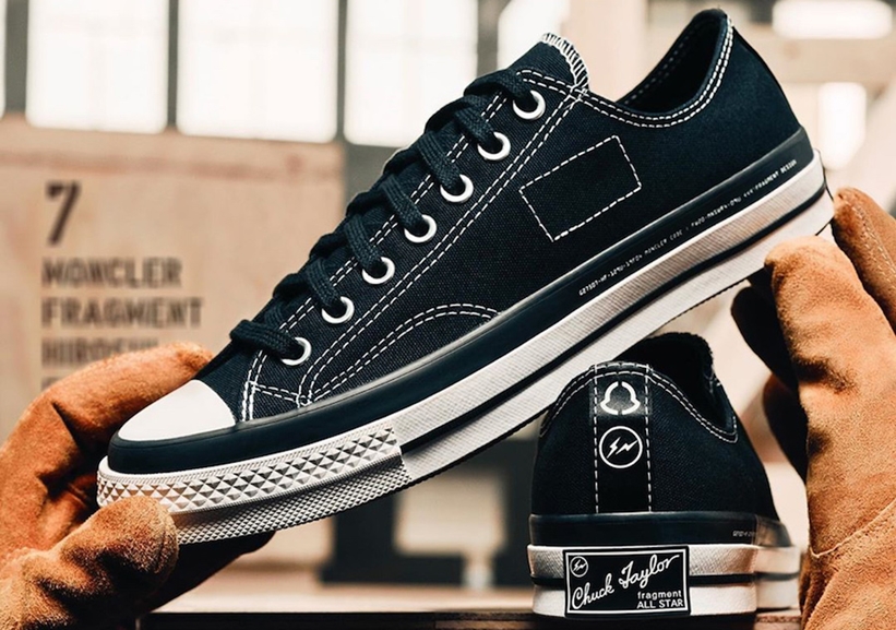 FRAGMENT × MONCLER × CONVERSE CHUCK 70 “Black” (フラグメント 藤原