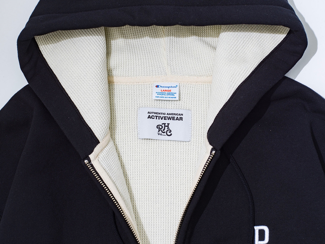 Champion for RHC Ron Herman Liner Thermal Zip Hoodieが11/3 発売