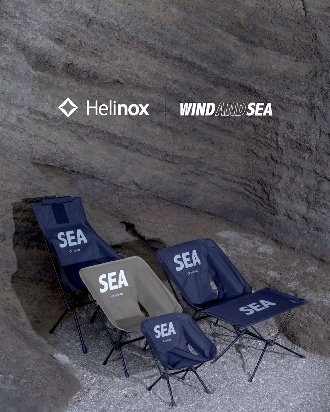 近日発売！Helinox x WIND AND SEA コラボレーション (ヘリノックス