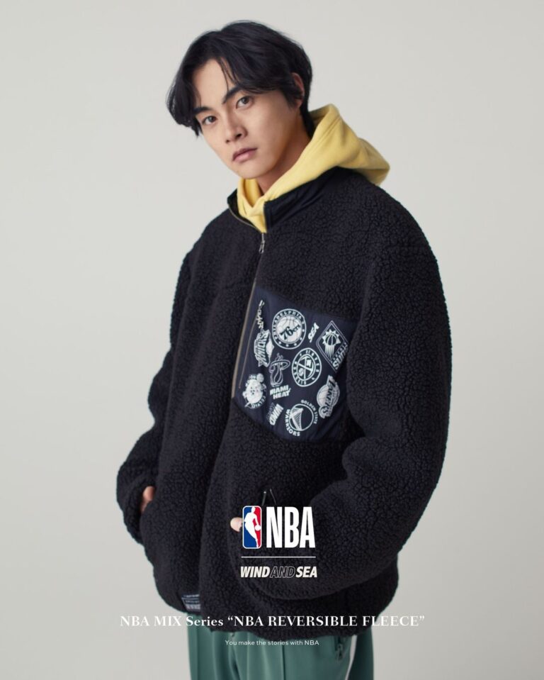 11/14 発売】WIND AND SEA × NBA Mix series “NBA REVERSIBLE FLEECE