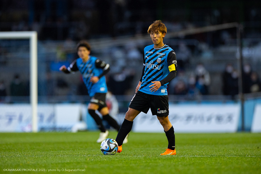 MF8/橘田 健人選手 | 選手・スタッフプロフィール2023 : KAWASAKI FRONTALE