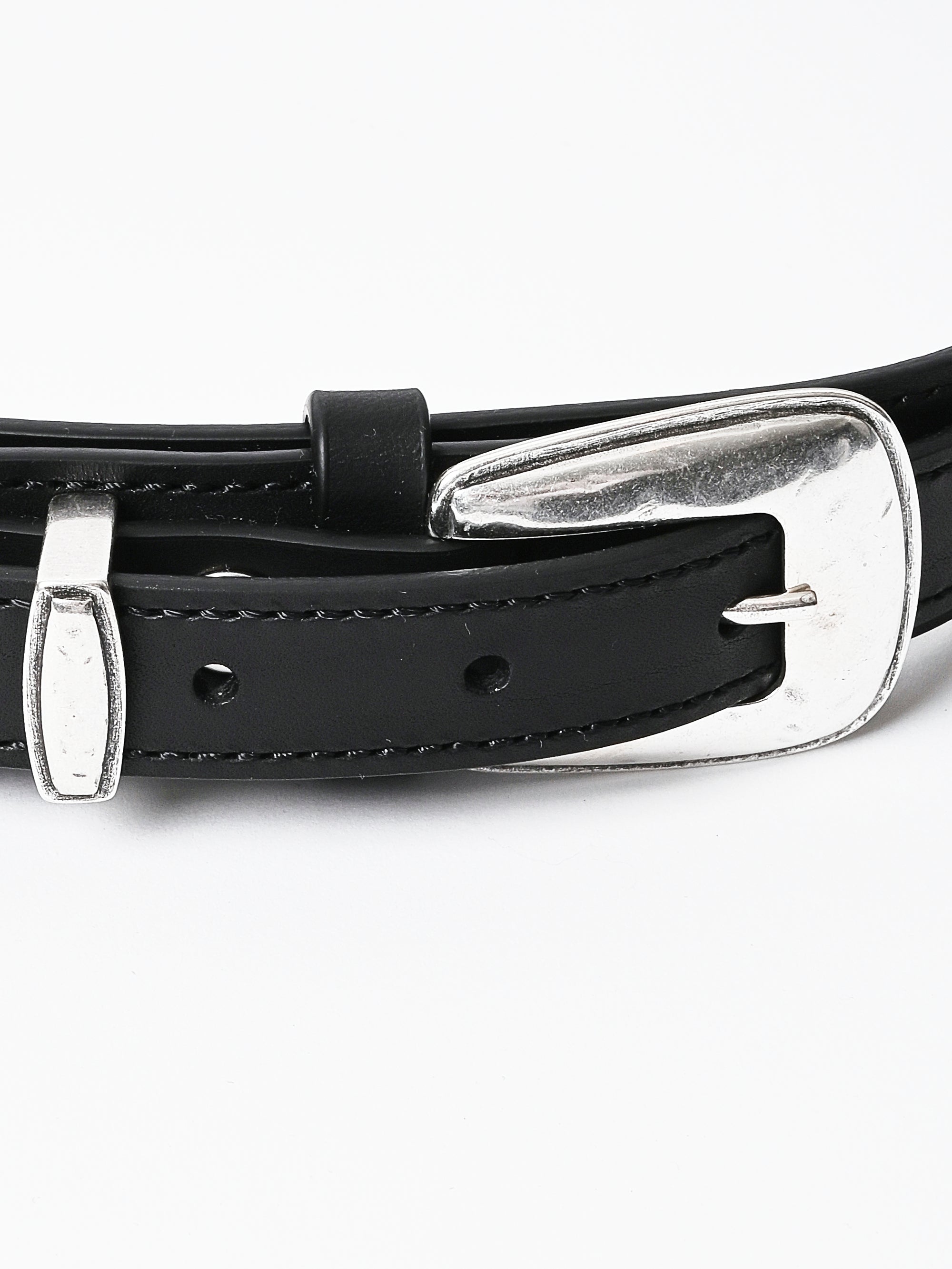 LEMAIRE - Black Minimal Western Belt – Frances May
