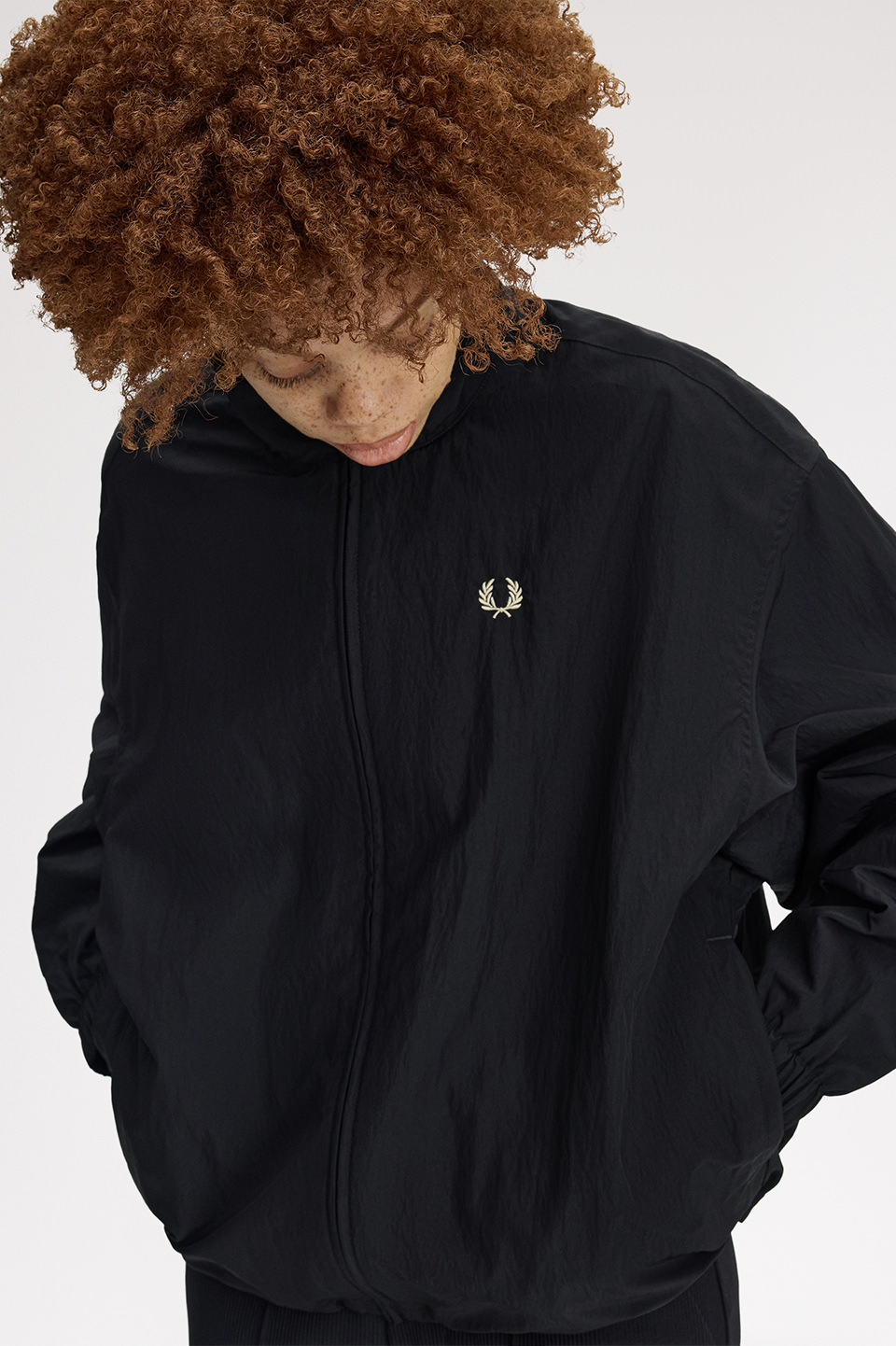 Zip Through Jacket(8 90A：BLACK / CHAMPAGNE): | FRED PERRY JAPAN