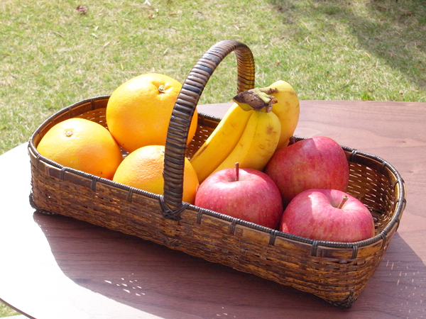 ござ目手付き盛籠 長角 虎竹 - Interior Goods - Products - KOHCHOSAI