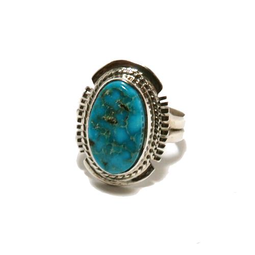 インディアンジュエリー ナバホ族のターコイズリング ネイティブ