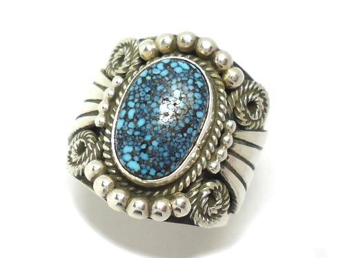 ナバホ族製作のリング ナバホ作のリング Darrell Cadman ダレルキャド