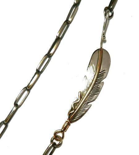 インディアンジュエリー ジョーメイス作 ネックレストップ、あずき