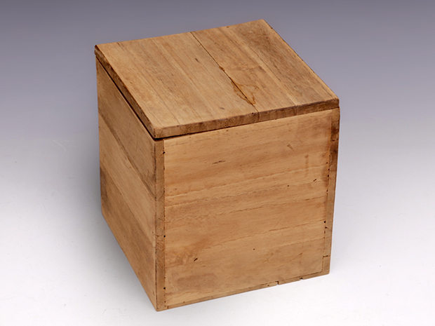 唐銅製 棒の先建水 木箱 | 古美術ささき