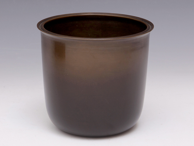 唐銅製 棒の先建水 木箱 | 古美術ささき