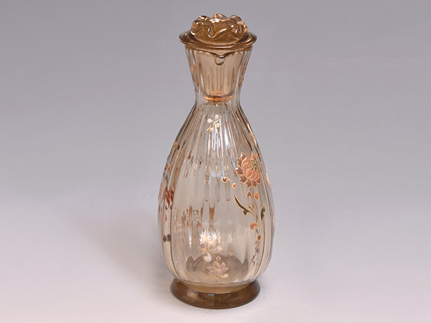 Emille Galle エミール・ガレ エナメル 草花紋 ピッチャー 1800年後半