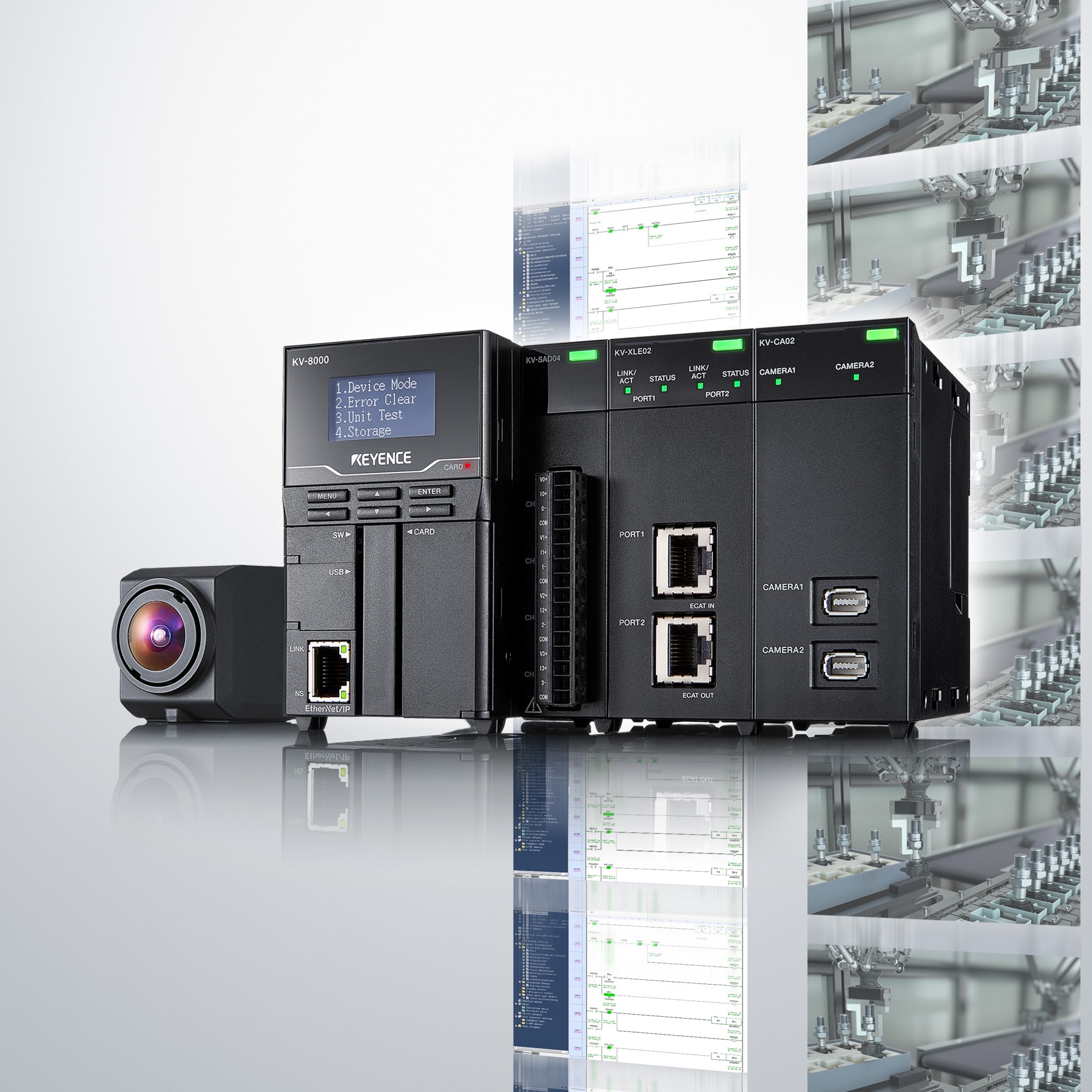 Programmable Logic Controller - KV-8000 series | KEYENCE Singapore