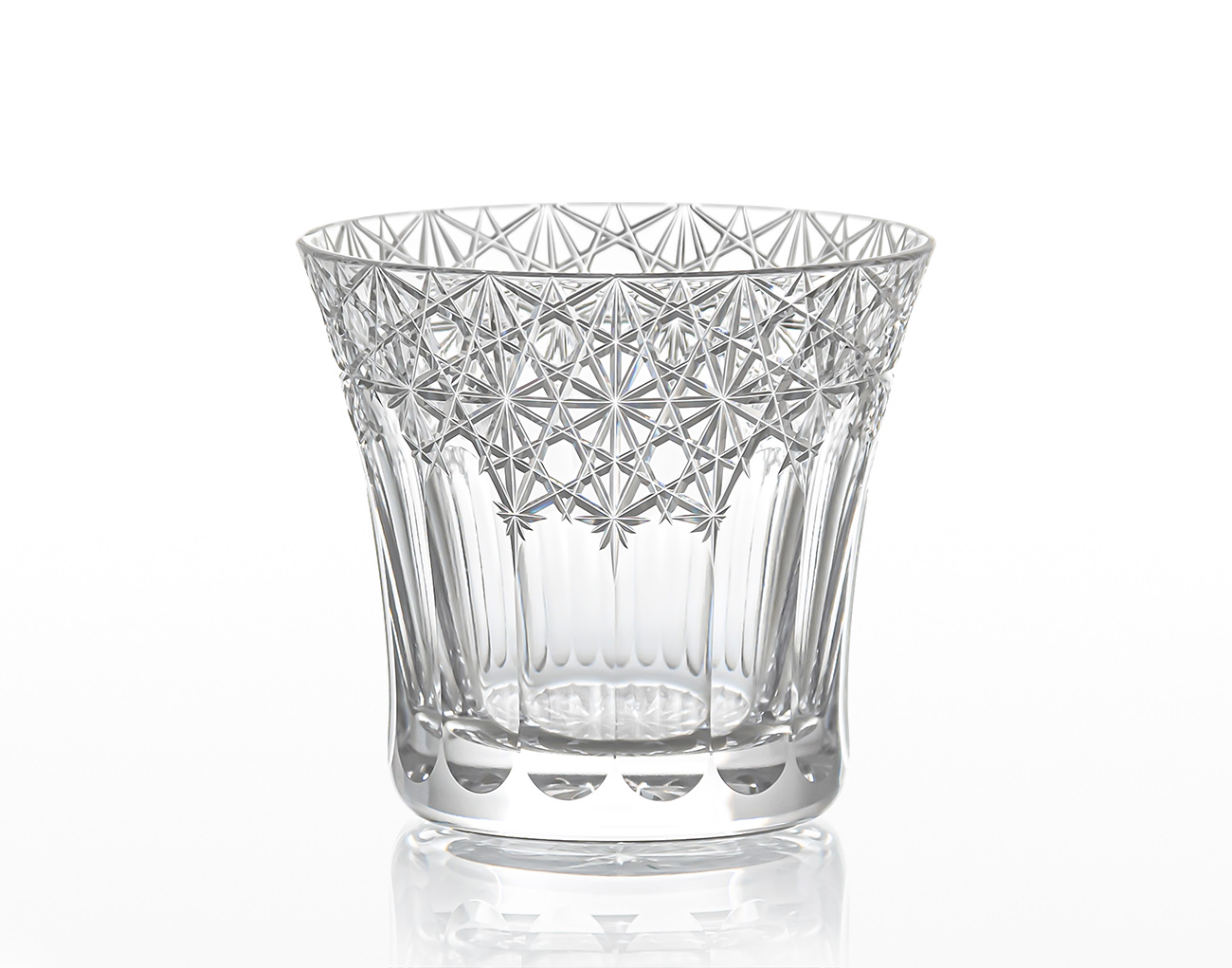 江戸切子 蓋物＜菊花紋＞ | カガミクリスタル