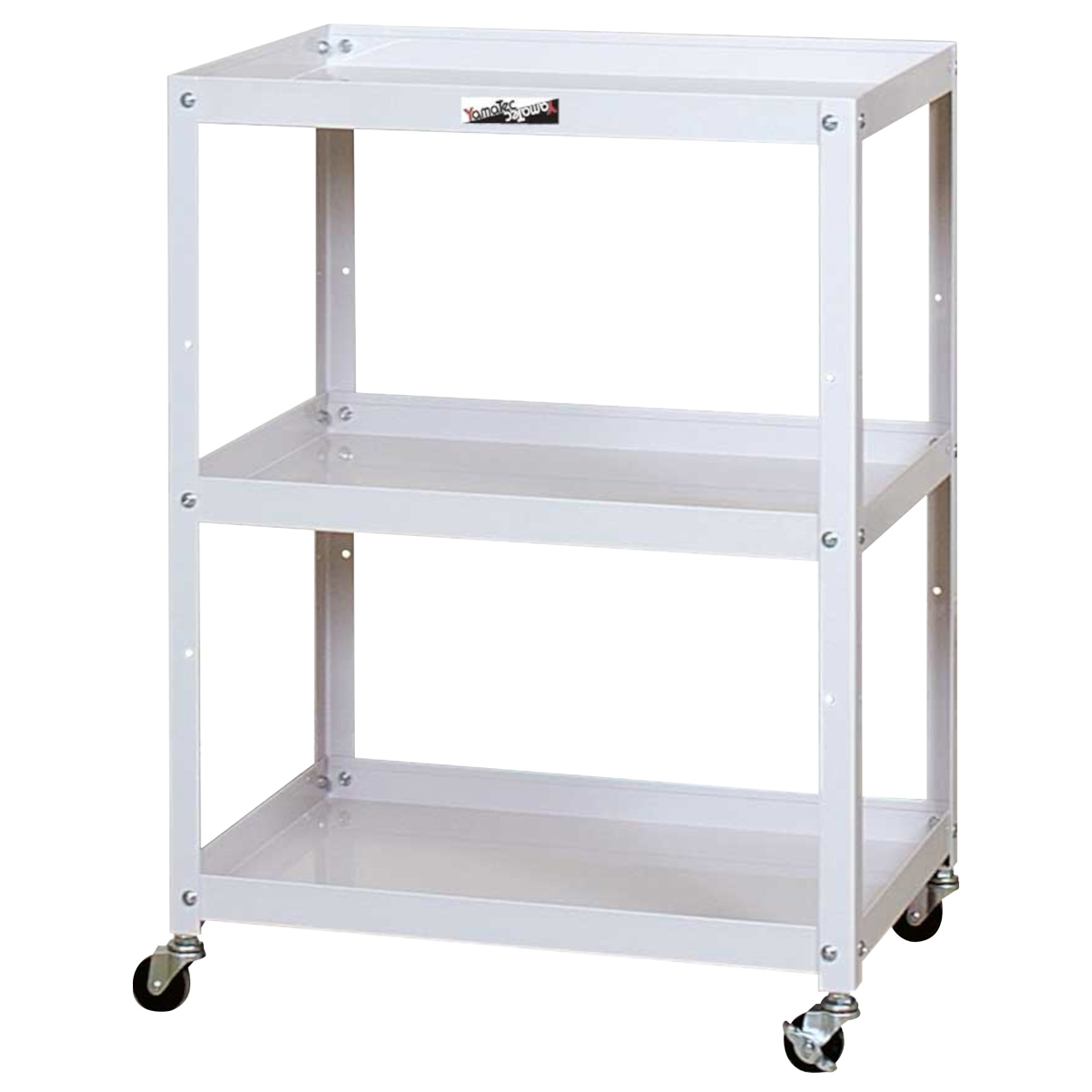 オープン3段コンビニワゴン 幅600 奥行400 高さ810 YI-WC3P 通販