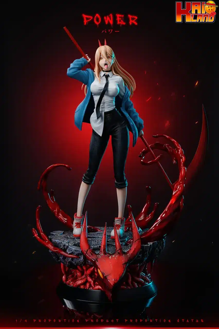 チェンソーマン R18 スタジオ パワー レジン スタチュー - Kaioland
