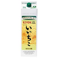 いいちこ 麦 25° 1.8Lパック｜格安・安いお酒の通販／配達ならカクヤス