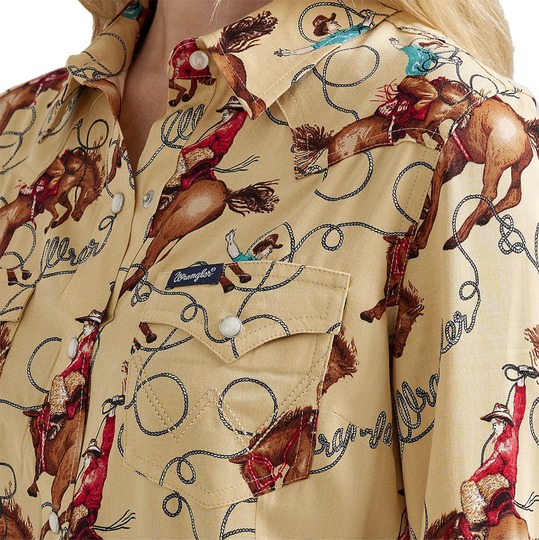 ラングラー Wrangler レディース ウエスタンシャツ カウボーイ