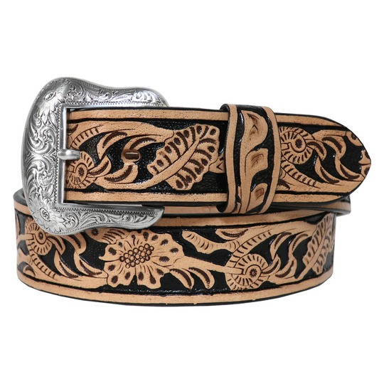 レザーベルト カービング 花 ノコナ Nocona 革ベルト