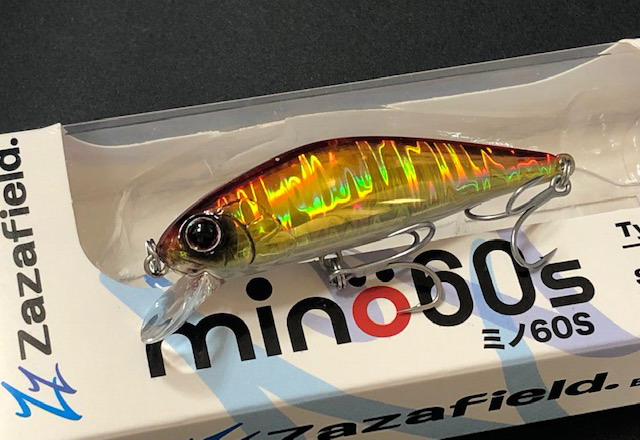 ザザフィールド ミノ 60S 60mm 6.8g【シーバスルアー専門店 キング