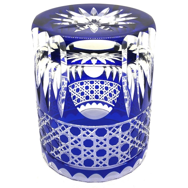 八角籠目ロックグラス - 切子工房 箴光