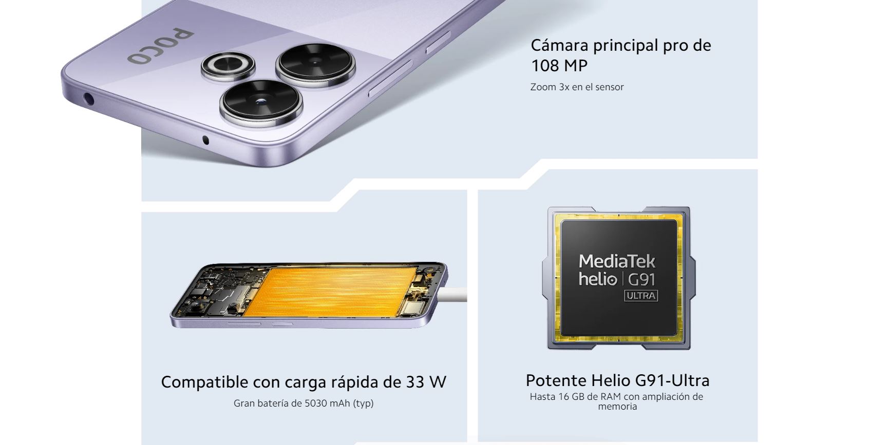 Buy Xiaomi Poco M6 6GB/128GB ▷ Xiaomi Store in kiboTEK Spain Europe®