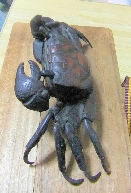 蟹の自在置物（明治？）入荷です /東京都江東区塩浜で、パソコン本