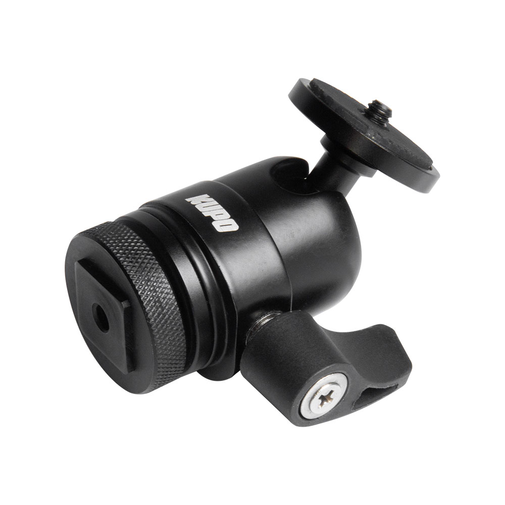KUPO Ball Head W/ Hot Shoe Mount, KS-CB07 - KUPO