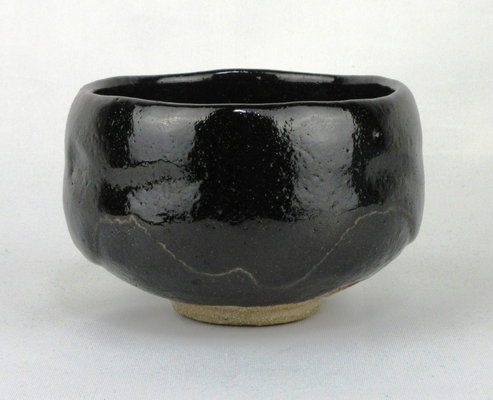 栗山園オンライン通販部 / 【出物】 黒茶碗 9代大樋長左衛門