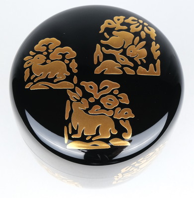 栗山園オンライン通販部 / 【出物】 花兎絵大棗 一瓢斎 鵬雲斎書付