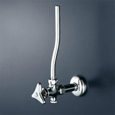 アングル形止水栓（水抜き付）：K6W｜給水栓：止水栓｜商品カテゴリ