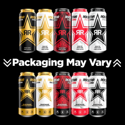 Rockstar® Pure Zero Fruit Punch Energy Drink Can, 16 fl oz - Jay C