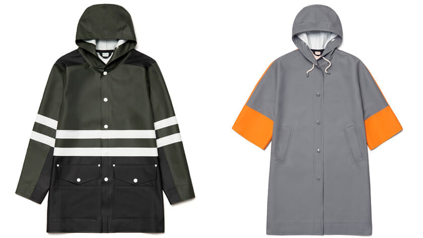 マルニとストゥッテルハイムのコラボレーションが、極上のレインウェア