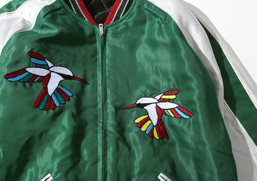 ハチドリが舞うスカジャン！ tr.4 suspensionとテーラー東洋のコラボ作