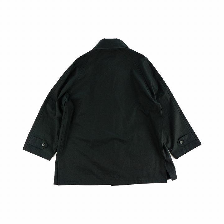 VARDE77 BRITISH VENTILE COAT BLACK - HOMEDICT