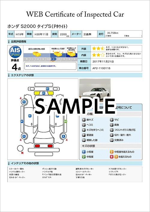 車両状態の検査 | 当社で中古車を買うメリット | ホンダユーテック