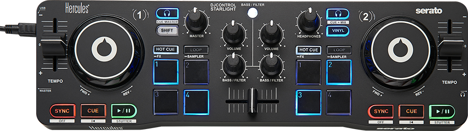 Hercules - DJControl Starlight - Mix with Serato DJ Lite