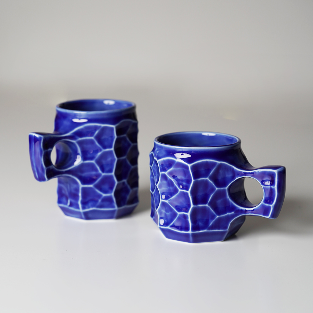 AKIHIRO WOOD WORKS アキヒロウッドワークス jincup ceramics Cobalt L