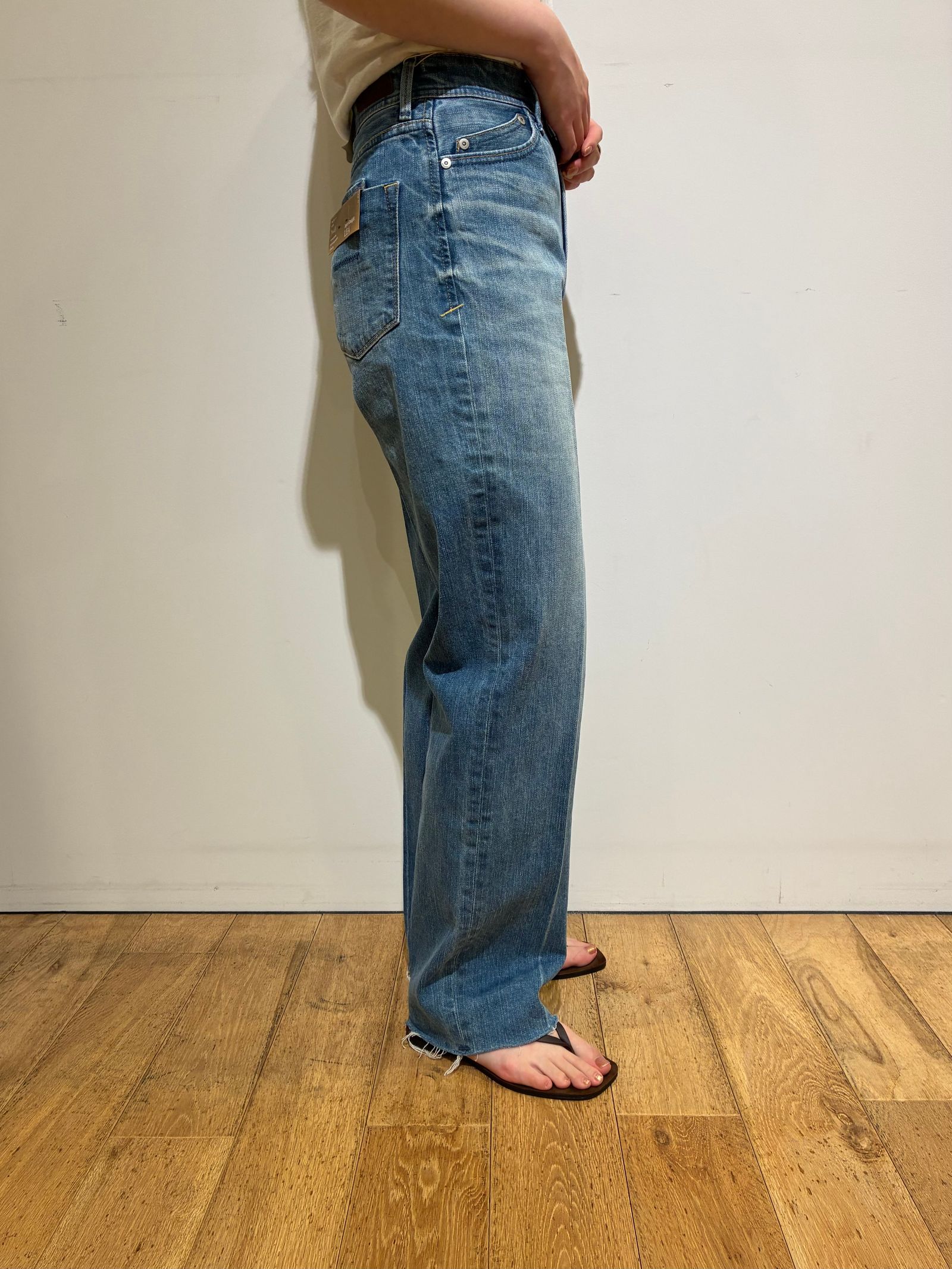 YANUK - LEA / ボーイズストレート / ストレートデニム / ブルー