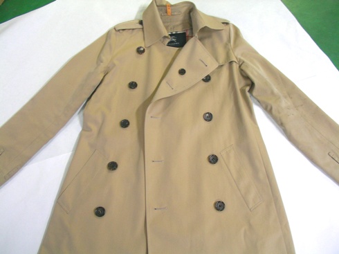 Hanakoya事例集 詳細：バーバリートレンチコートのしみ抜き