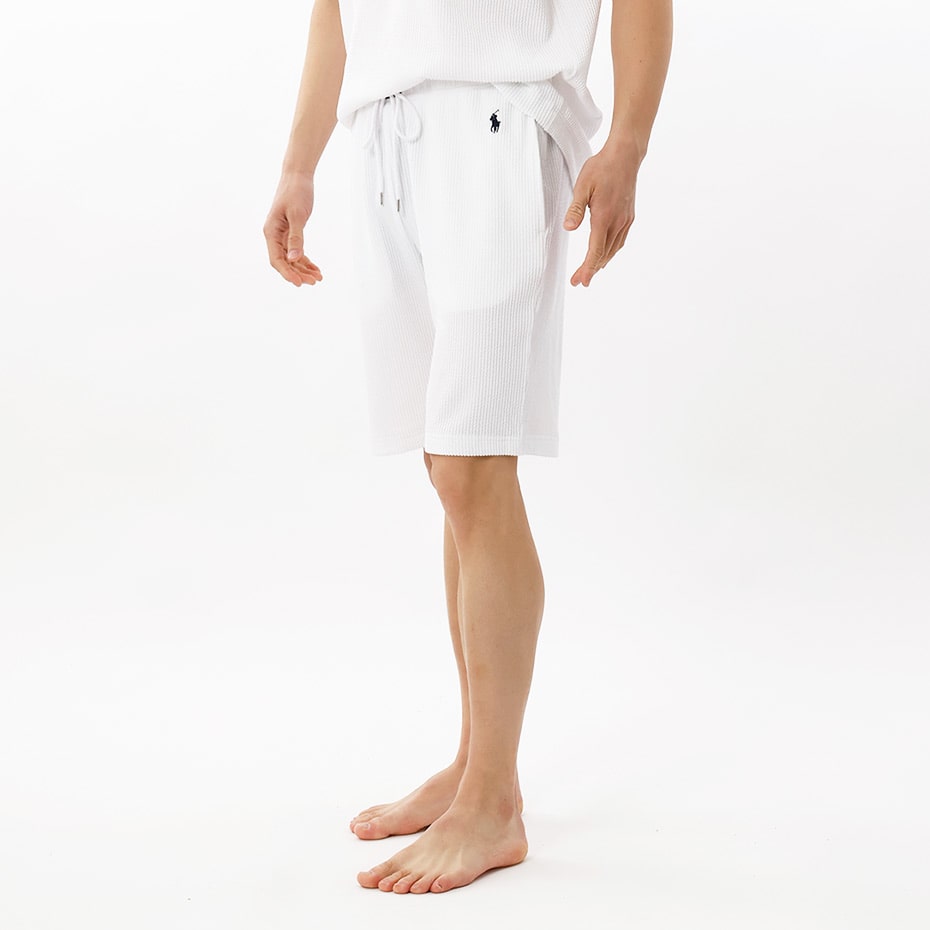 ニットシアサッカースリープショートパンツ ホワイト | ポロ ラルフ