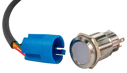 Hardin Marine - 19mm LED Lit Mechanical Push Button Switches