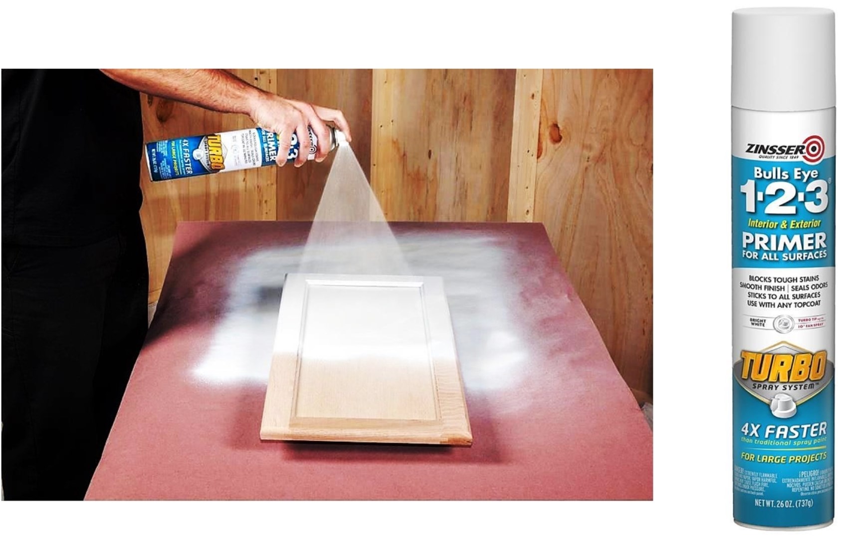 Buy the Rust-Oleum 343746 Zinsser Bull's Eye 1-2-3 Turbo Spray