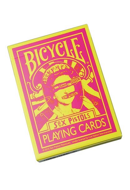Sex Pistols Bicycle Playing Cards | HLJ.com