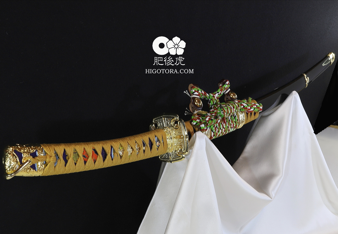 高級太刀拵模造刀V8｜製作事例｜肥後虎-HIGOTORA