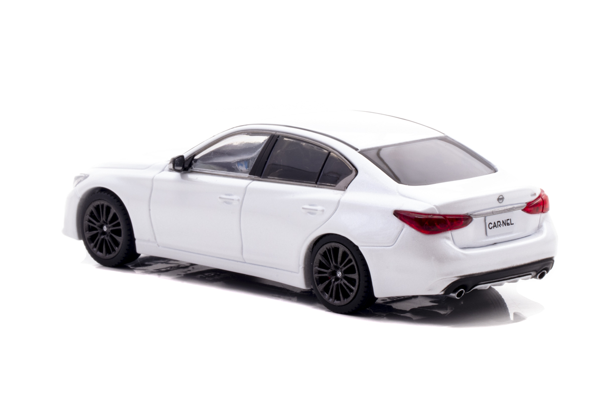 1/43 日産 スカイライン 400R (V37) 2022 Brilliant White Pearl 株式