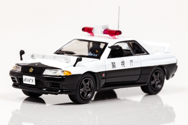 1/64 日産 スカイライン GT-R BNR32 警視庁高速隊車両 株式会社 ヒコセブン