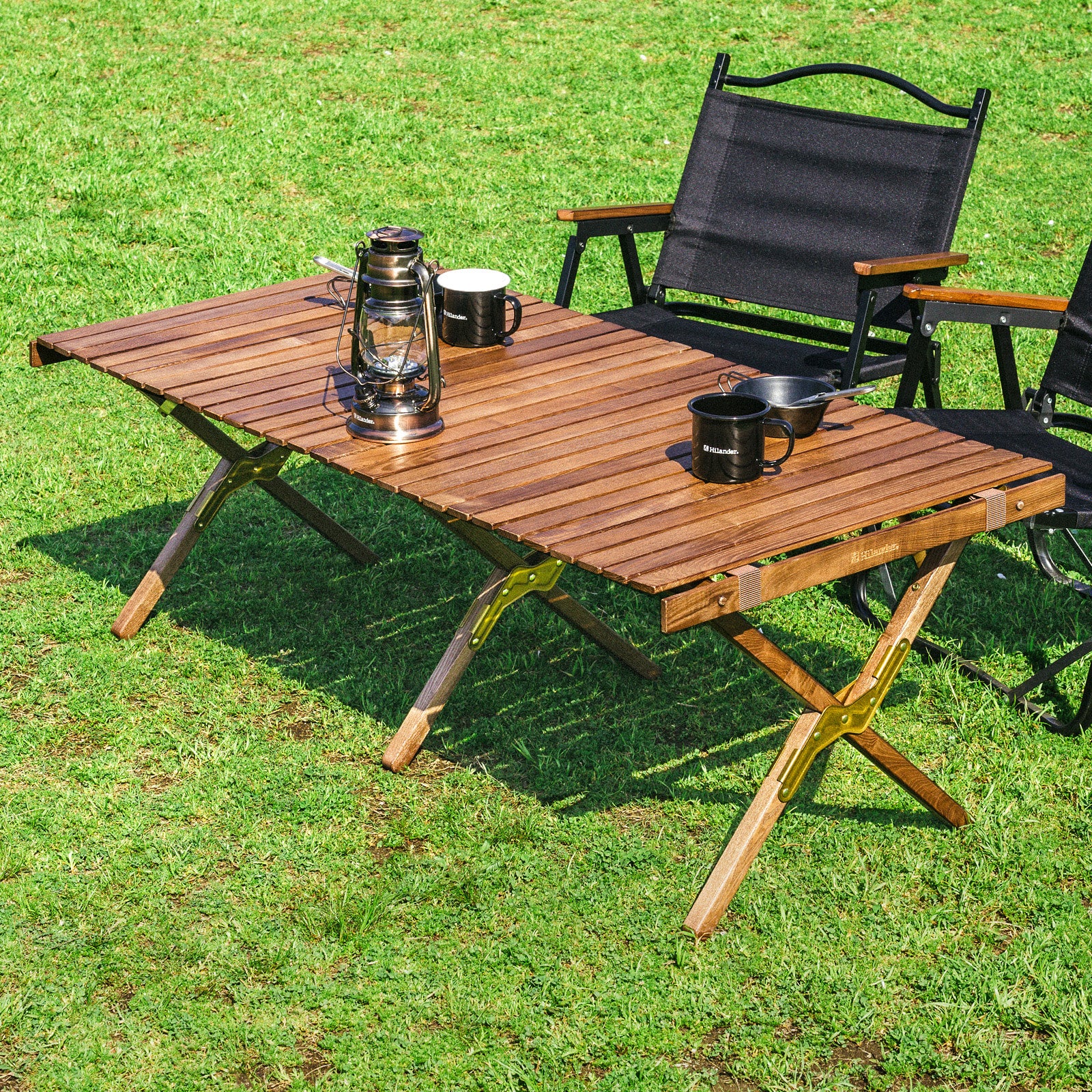 ウッドロールトップテーブルLIGHT アウトドア キャンプ ローテーブル