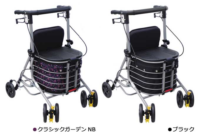 島製作所】四輪歩行器 シンフォニーバスケットSP | 手押し車 通販の