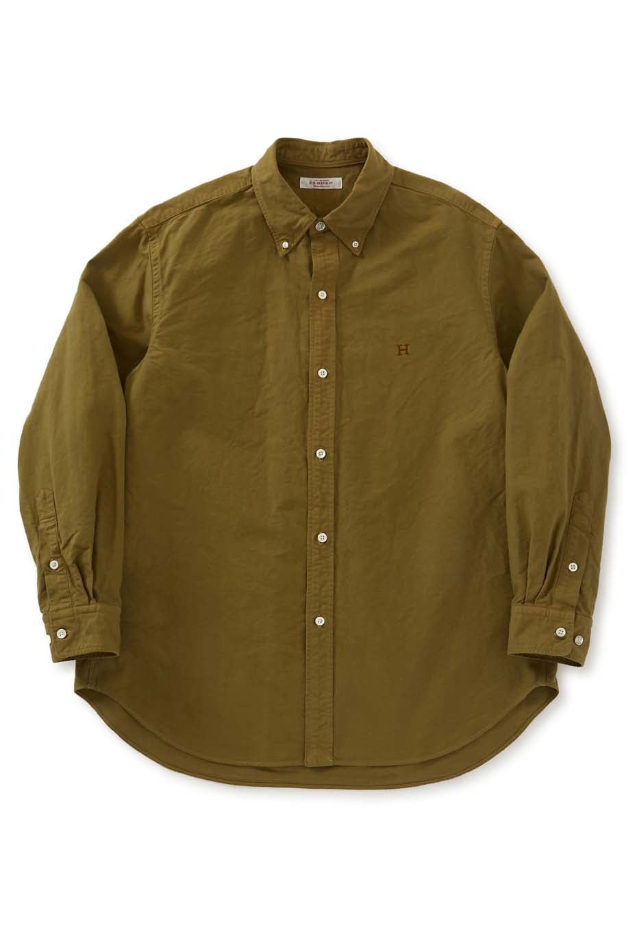 ヘビーオックスフォード ボタンダウン ロングスリーブ シャツ