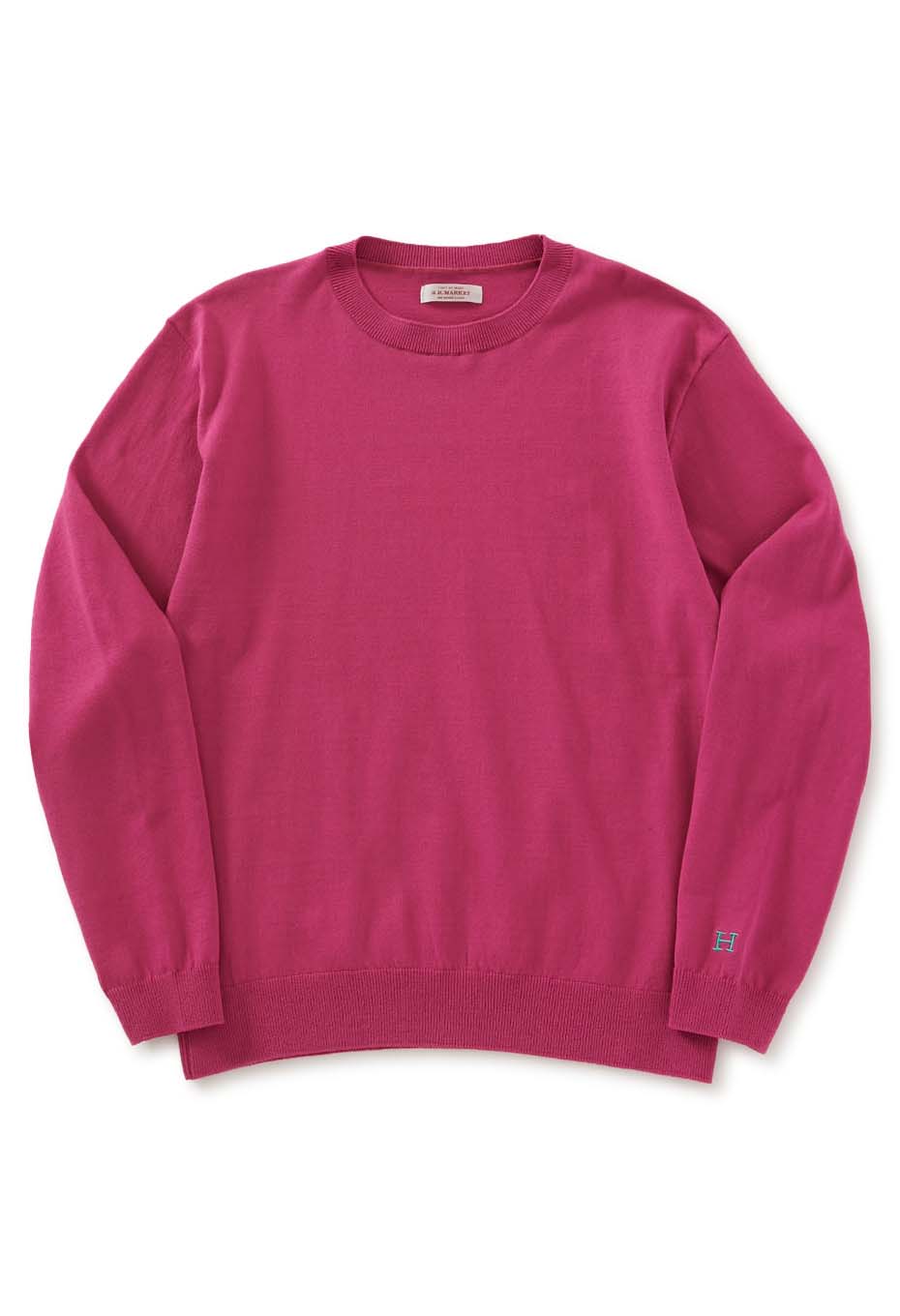 リフルコットン ウォッシャブル クルーネックセーター | HOLLYWOOD