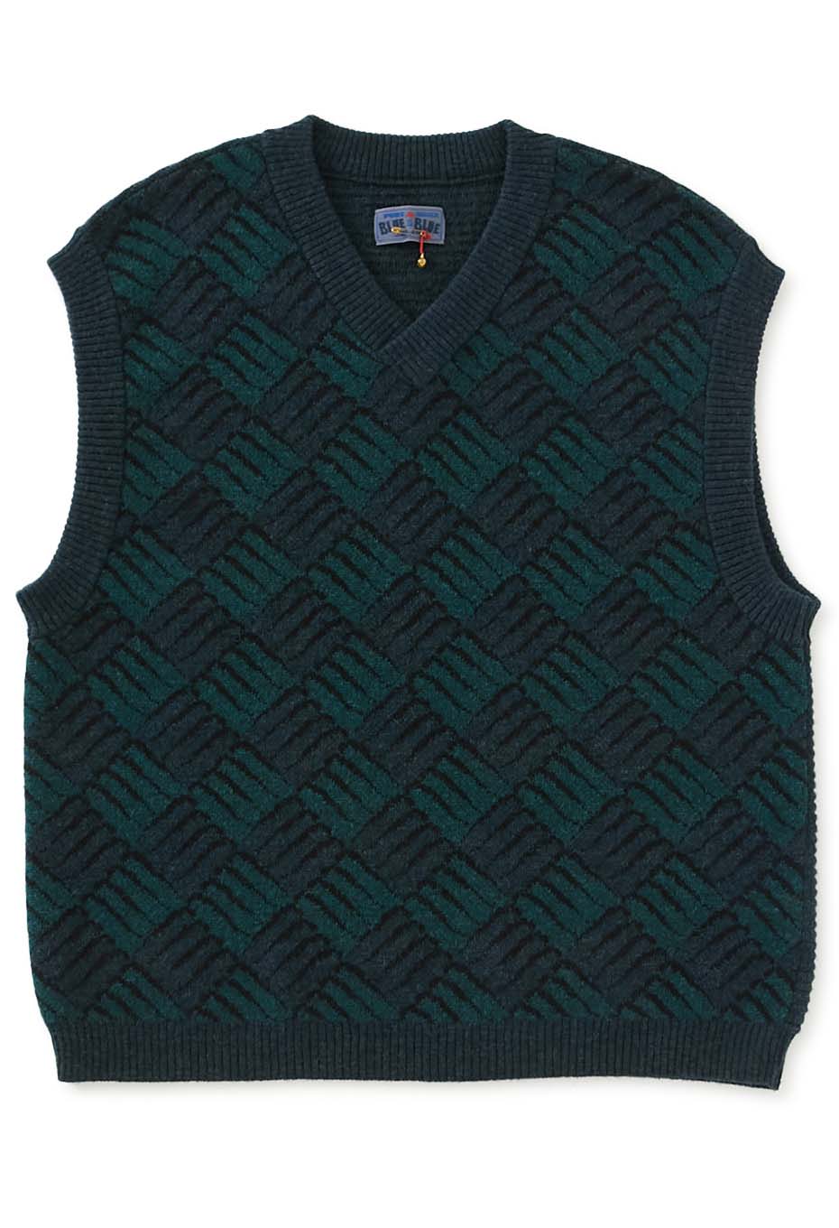 カゼナミニット Vネック ベスト | BLUE BLUE JAPAN | ハリウッド